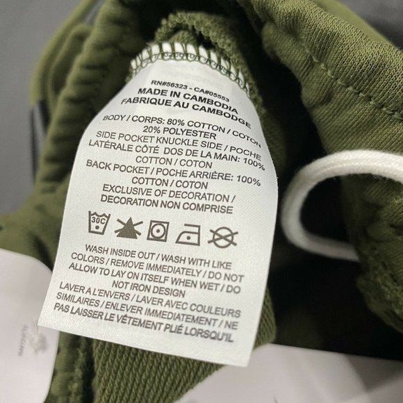 Nike NSW Swoosh French Terry Shorts Green Black Men’s Sizes DD5997-326 Vintage - Picture 8 of 8